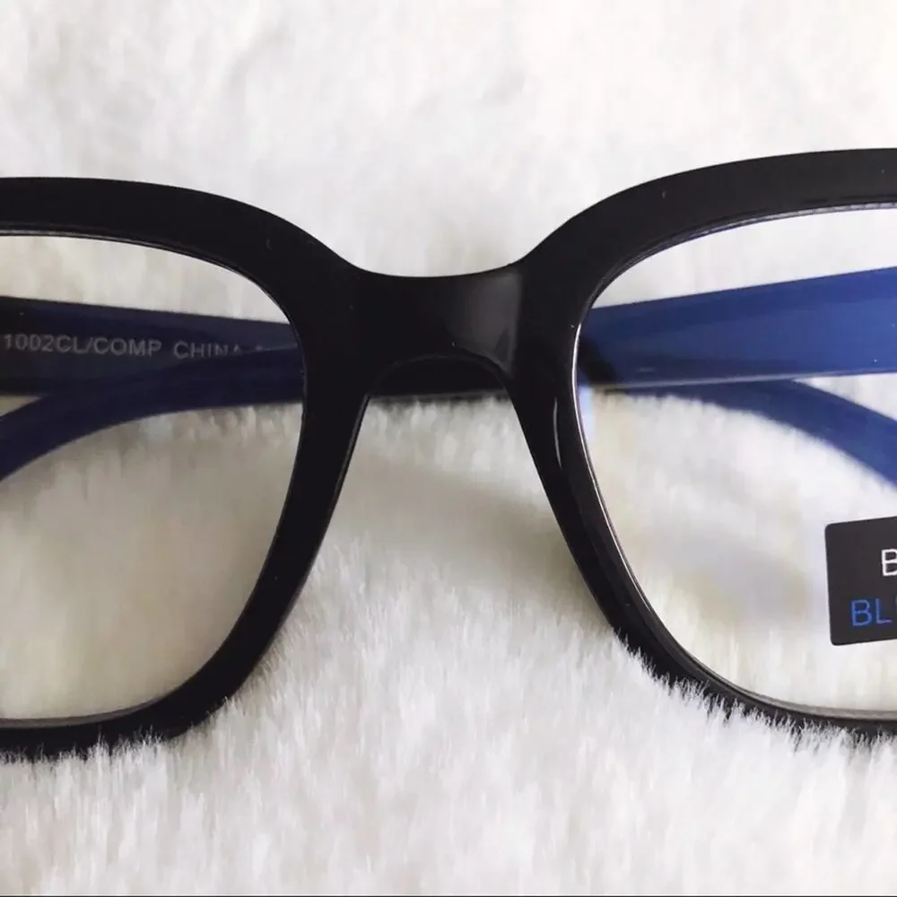 Bella Black Computer Blue Light Glasses